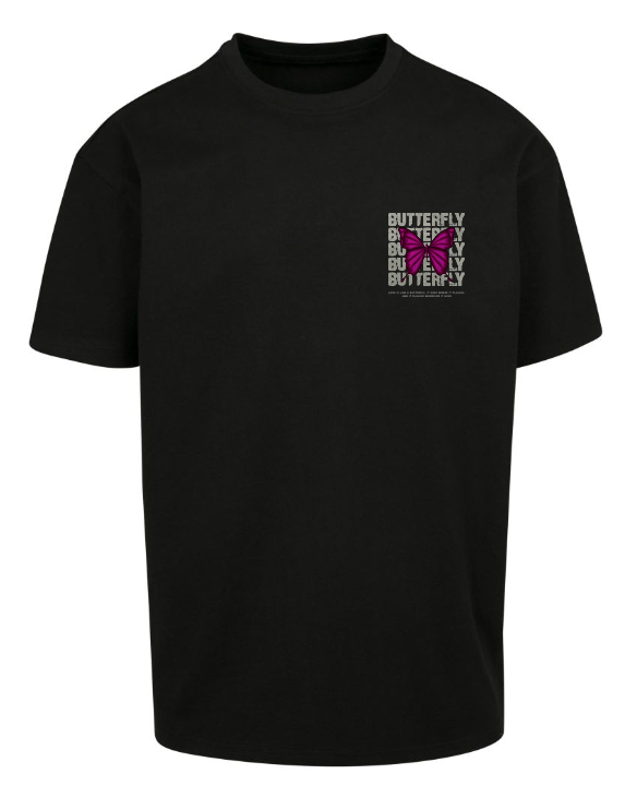 Purple Butterfly oversized T-shirt