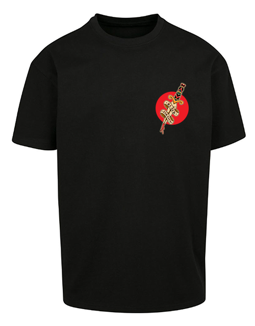 Oversized BPC Dagger Tee Black & White