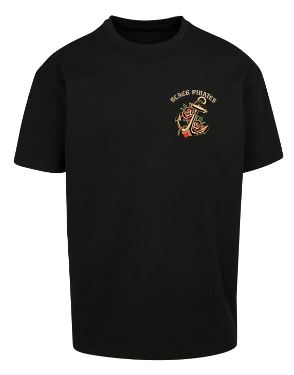 Anchor Oversized Tee Black & White