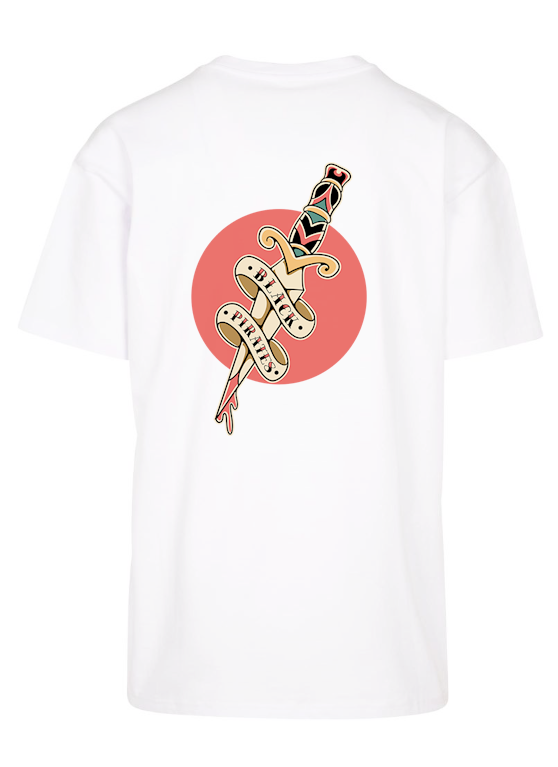 Oversized BPC Dagger Tee Black & White