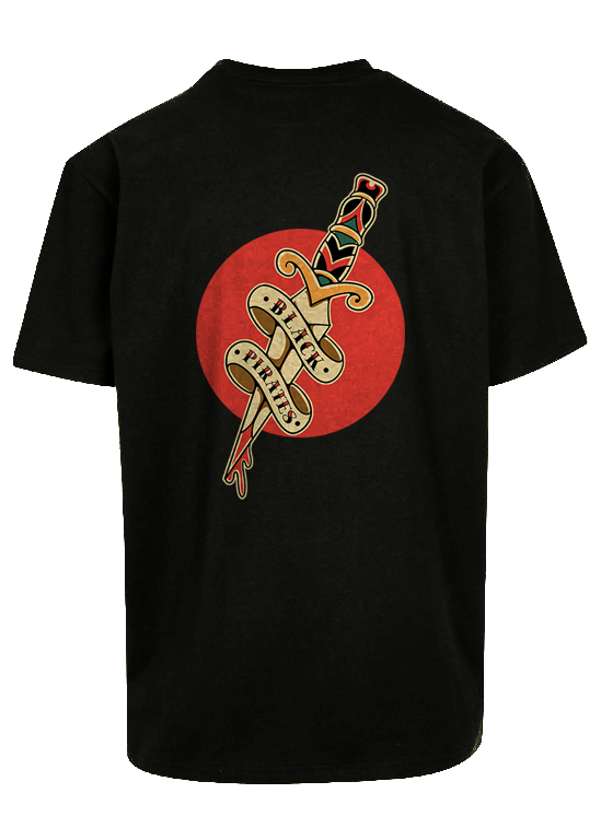 Oversized BPC Dagger Tee Black & White