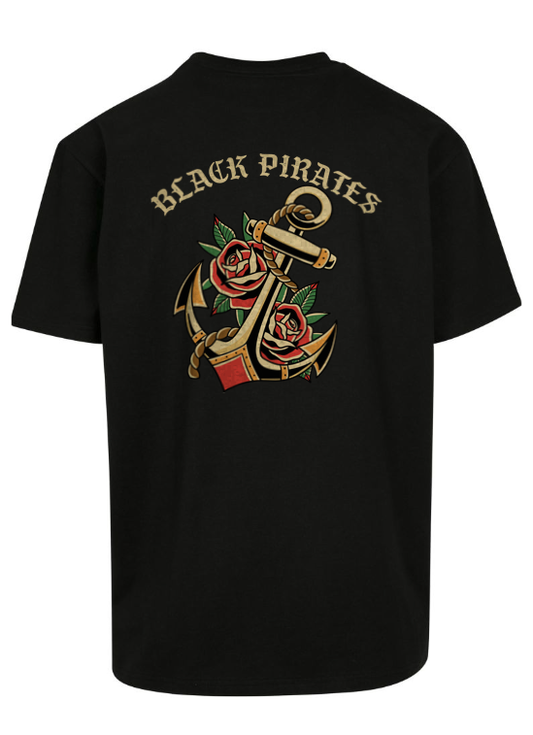 Anchor Oversized Tee Black & White