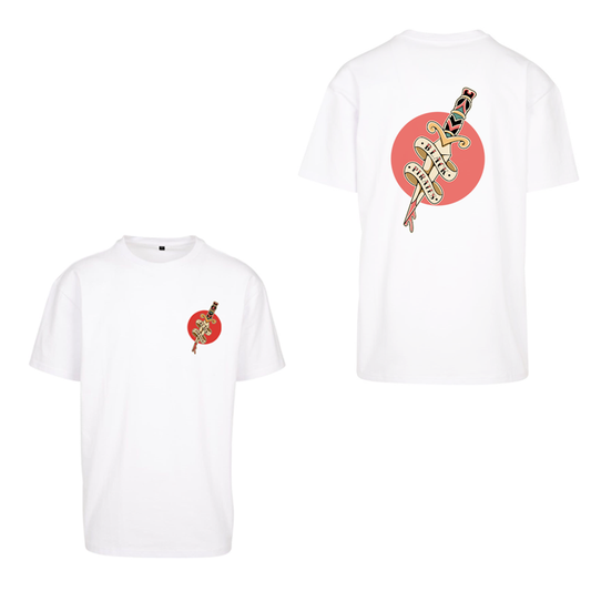 Oversized BPC Dagger Tee Black & White