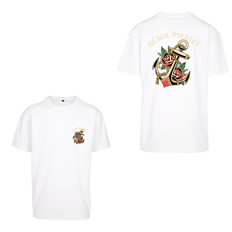 Anchor Oversized Tee Black & White