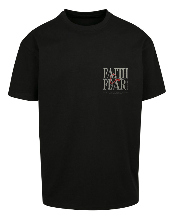 Faith over Fear oversized T-shirt