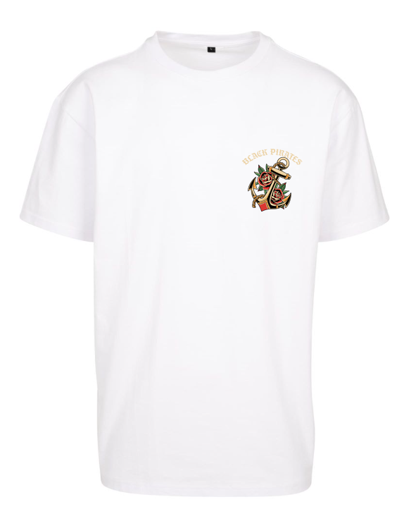 Anchor Oversized Tee Black & White