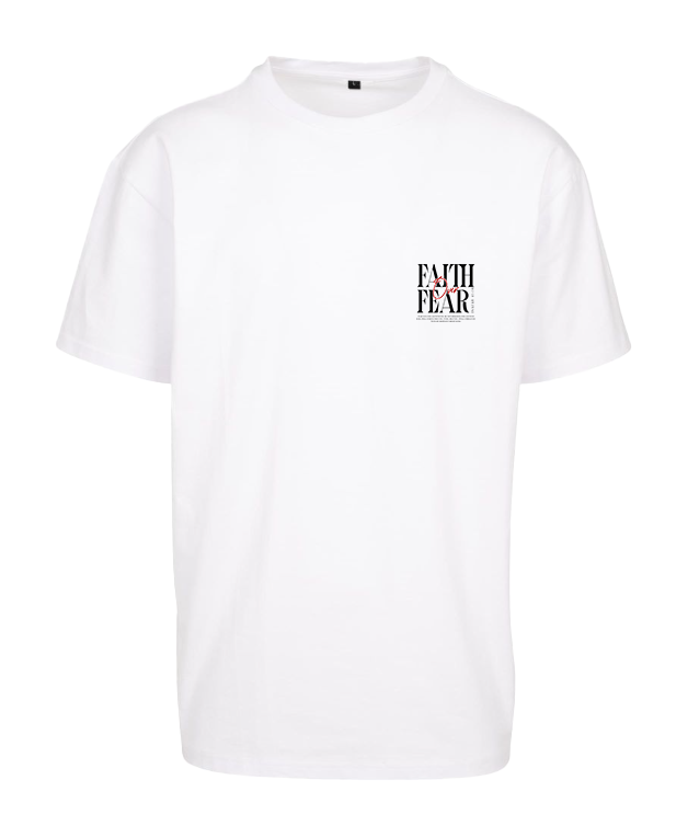 Faith over Fear oversized T-shirt